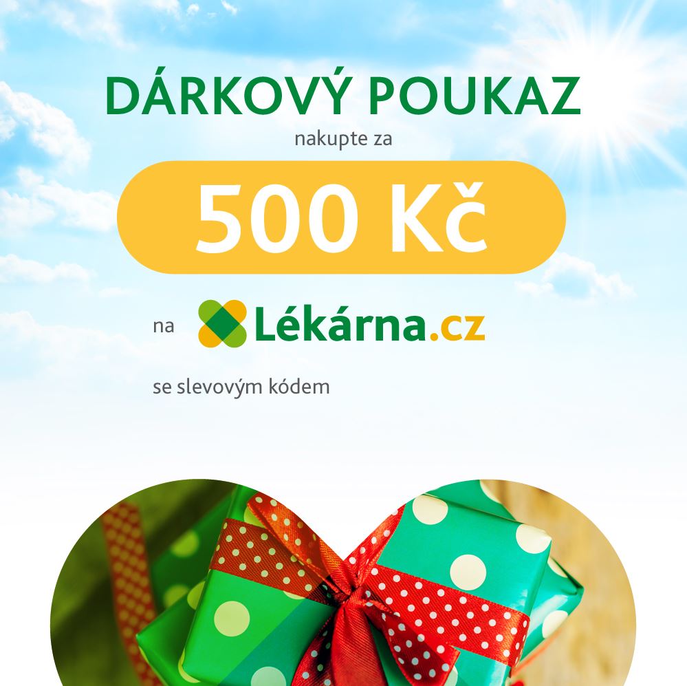 Elektronický dárkový poukaz Lékárna.cz - 500 Kč