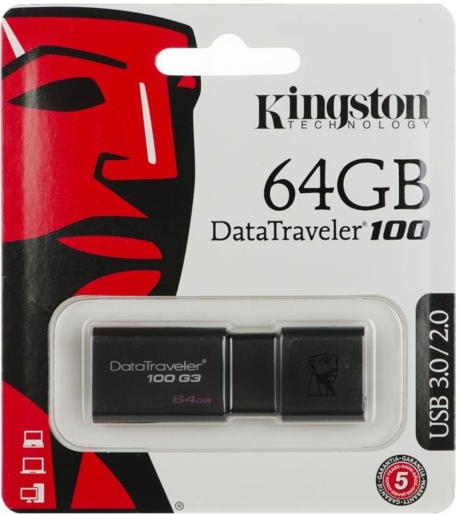 Kingston flash disk 64GB DT 100 G3 USB 3.0